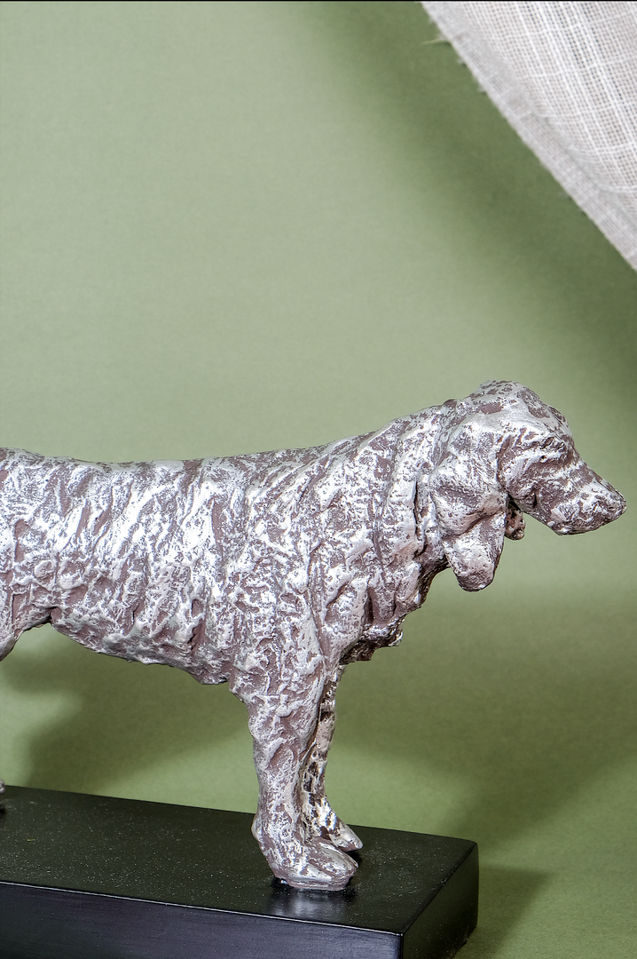Retriever & Dachshund Decorative Figurine