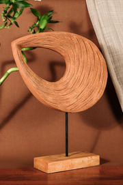 Aera abstract wooden sculpture