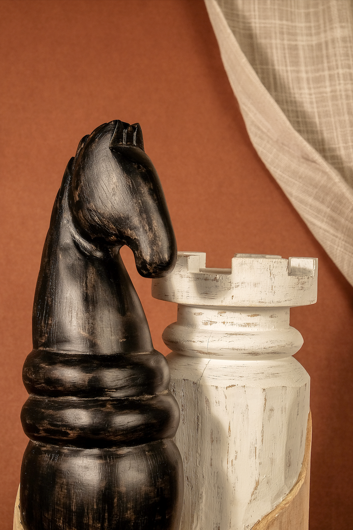 Regal Knight & Rook Sculptural