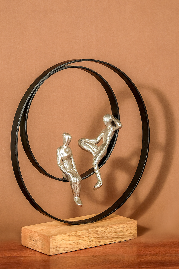 Orbit Togetherness Sculptural Figurine