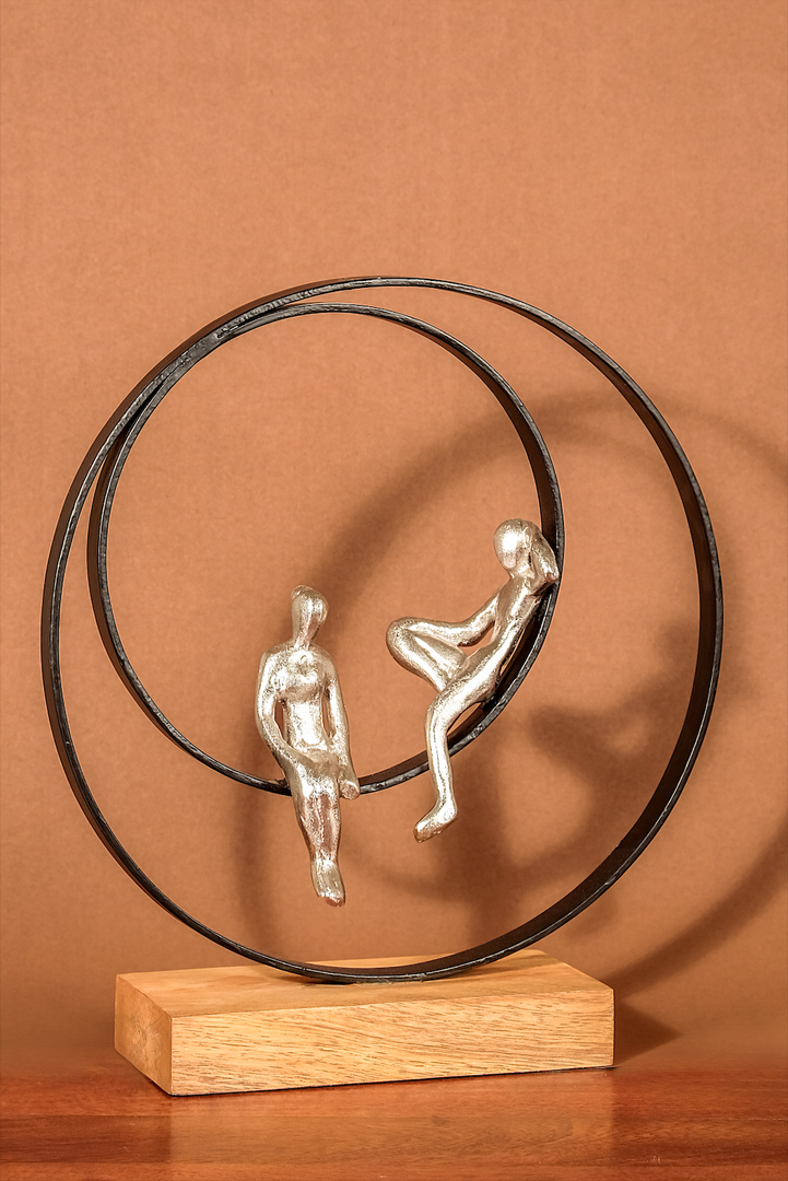 Orbit Togetherness Sculptural Figurine