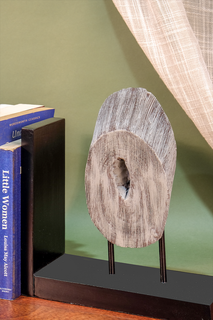 Evolve  Wood  Bookends