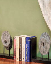 Evolve  Wood  Bookends