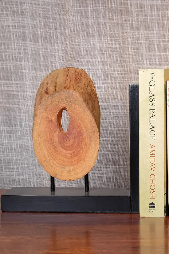 Evolve  Wood  Bookends